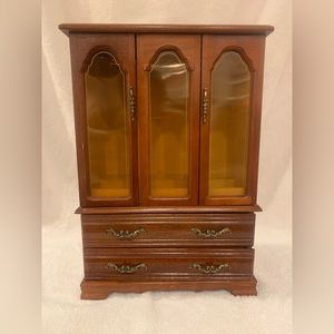 Vintage Large Armoire style Jewlery Box